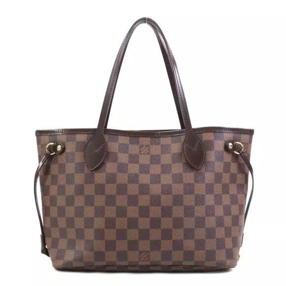 Auth LOUIS VUITTON Damier Ebene Neverfull PM Tote Bag - Picture 2 of 16